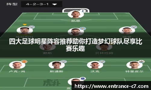 四大足球明星阵容推荐助你打造梦幻球队尽享比赛乐趣